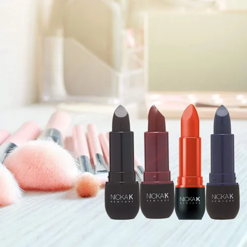 Miniatura 4 de Lápiz de labios mate Nicka K. , Negro