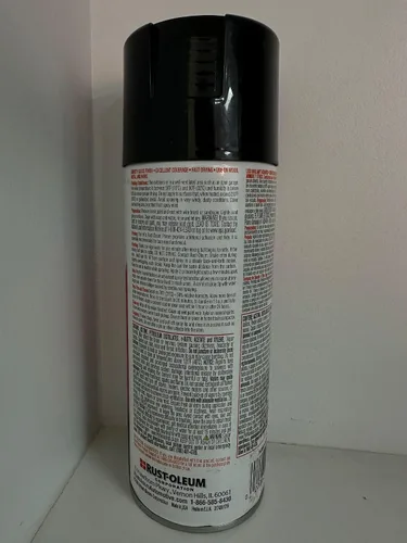 Miniatura 2 de Rust-Oleum Automotive 248643 - Pulverizador de esmalte acrílico de 12 onzas, negro brillante Brillo negro