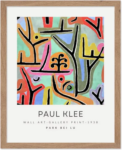 Miniatura 61 de Poster Master Póster vintage de Paul Klee – Impresión retro de cómicos – Arte de dibujo – Arte abstracto – Regalo para hombres y mujeres – Estilo-09