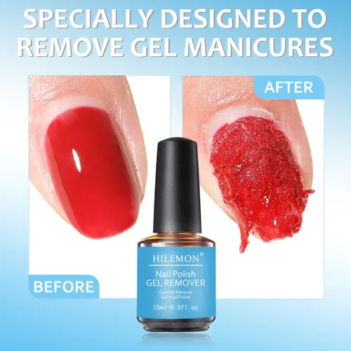 Miniatura 2 de Quitaesmalte Rápido para Esmalte de Uñas en Gel, Quitaesmalte de Gel Mágico Elimina Fácilmente el Esmalte en 3 Minutos, Sin Remojo ni Envoltorio