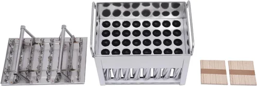 Miniatura 5 de 40 moldes de acero inoxidable para hacer helados, moldes para hacer helados congelados, moldes para hacer deliciosos helados