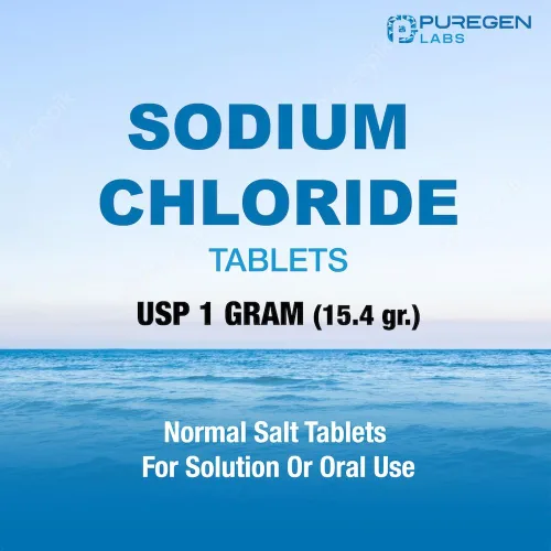 Miniatura 7 de Puregen Labs - Tabletas de cloruro de sodio de 1 gm (1000 mg), USP (0.54 oz.) Paquete de 3 – 300 tabletas en total Tabletas de sal normal