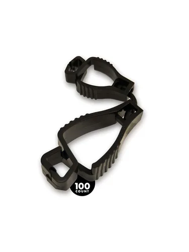 Miniatura 8 de Glove Guard Grayscale Pack - Pinzas para guantes, con separación de seguridad, asegura sombreros, guantes y equipo de senderismo, paquete de 6