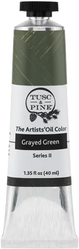 Miniatura 107 de Tusc & Pine Pintura al óleo Artist – Alizarin Crimson, 1.4 fl oz, sin amarilleo, consistencia rica y cremosa, carga máxima de pigmento, pinturas al