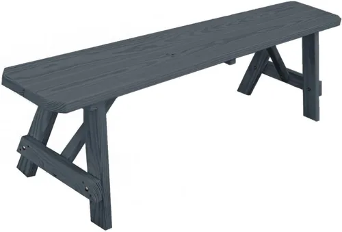 Miniatura 32 de Furniture Barn USA Banco tradicional de pino tratado a presión de 2 pies, tinte de cedro