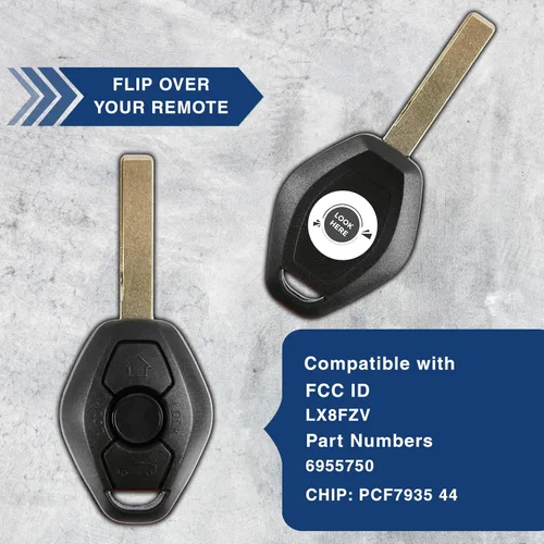 Miniatura 5 de KeylessOption Llavero de coche con control remoto sin llave para LX8 FZV