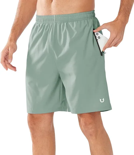 Miniatura 3 de NORTHYARD Pantalones cortos deportivos ligeros de secado rápido y de 7pulgadas para hombre, para senderismo, deportes, gimnasio, correr