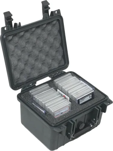 Case Club 53 Graded Card Slab Carrying Case - Waterproof Slotted Storage Fits PSA/BGS/FGS/SGC Graded Slabs - Sports/Trading Collector Box for