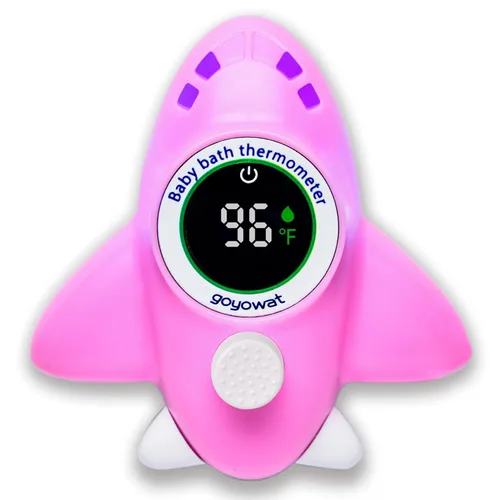 Miniatura 13 de Termómetro de baño con pantalla LED y advertencia de temperatura, termómetro digital de temperatura del agua Fahrenheit para habitación, juguetes