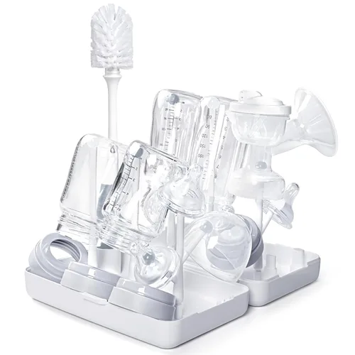 Miniatura 8 de Estante de Secado de Biberones con Bandeja, Termichy Soporte Secador de Biberones de Alta Capacidad para Biberones, Tetinas, Tazas, Piezas de Bomba