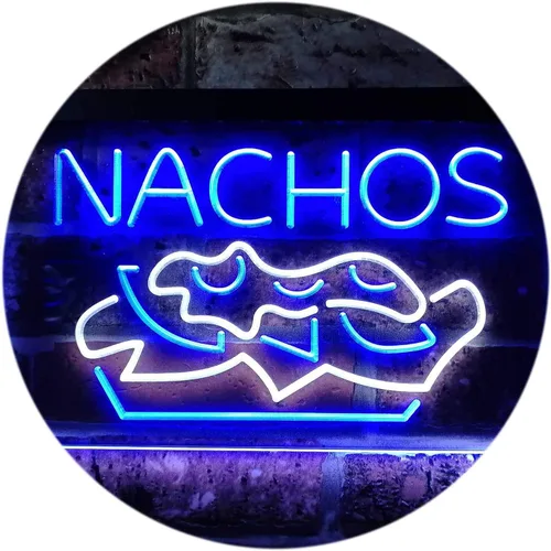 Miniatura 14 de ADVPRO Nachos Café - Letrero de neón LED de doble color, azul y rojo, 16 x 12 pulgadas, st6s43-i0314-Br