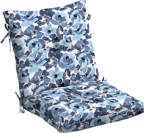 Miniatura 14 de Arden Selections Cojín de Silla de Comedor Exterior de Felpa Moderna con Mechones y Relleno Blowfill, 21 x 40 pulgadas, Repelente al Agua