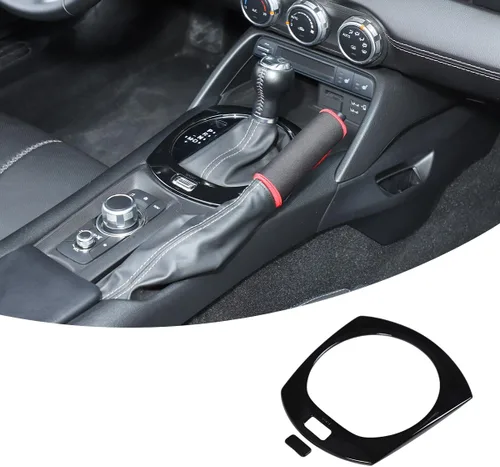 Miniatura 10 de Adhesivo para marco de cambio de marcha interior de automóvil para Mazda MX-5 ND 2015-2026 Cubierta de panel de consola central, accesorios
