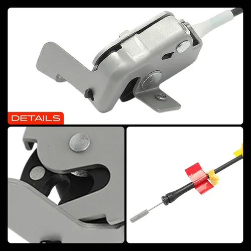 Miniatura 9 de A-Premium Ensamblaje de cable de bloqueo del pestillo de la puerta superior trasera compatible con Ford F-150 1997-2003, F-150 Heritage 2004, F-250