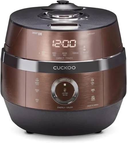Miniatura 9 de CUCKOO Arrocera de alta presión de 6 tazas (sin cocinar) / 12 tazas (cocidas) con tecnología de calentamiento por inducción, arrocera versátil