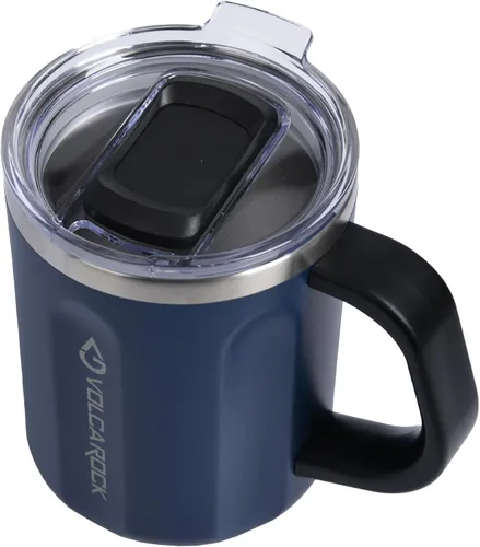 Miniatura 10 de Taza de café de 16 onzas con asa y tapa, taza de café sin BPA, mantiene el frío 6 horas y mantiene el calor 5 horas, gran taza de té para uso