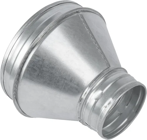Miniatura 15 de Reductor de conducto redondo de 6 a 4 pulgadas - Aumentador de tubería de acero galvanizado de ajuste macho - Acoplamiento para sistemas