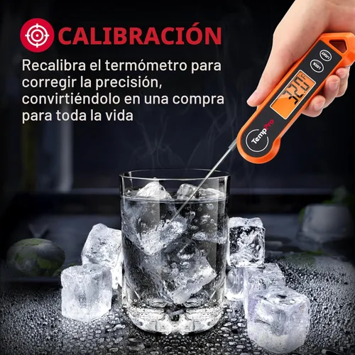 Miniatura 8 de Termómetro digital de carne ThermoPro TP19H resistente al agua para asar a la parrilla con retroiluminación ambidiestra y sensor de movimiento