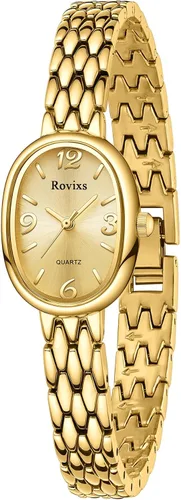 Miniatura 26 de Petite Vintage Luxury Women Watch, Japanese Movement, Elegant Retro Ladies Dress Watch, Water Resistant