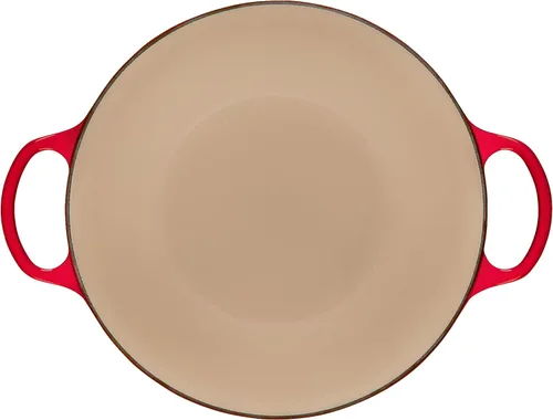 Miniatura 3 de Le Creuset Signature - Horno de chef de hierro fundido, 7.5 cuartos de galón, color cereza Cerise