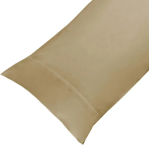 Miniatura 3 de AB Lifestyles Par de fundas de almohada tamaño estándar camello 21x30 100% algodón