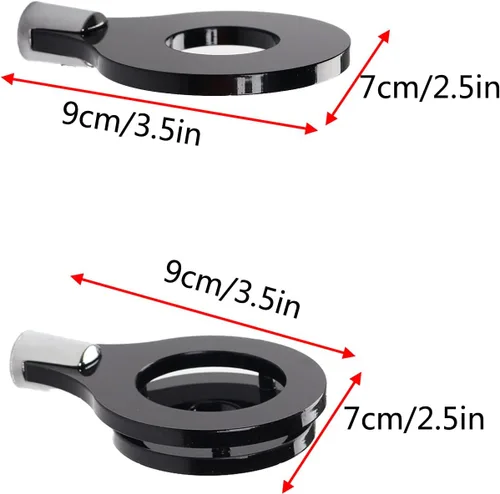 Miniatura 2 de KAFENDA Soporte de pared para sable de luz Soporte de pared Soporte de sable de luz Compatible con la mayoría de espadas (negro)