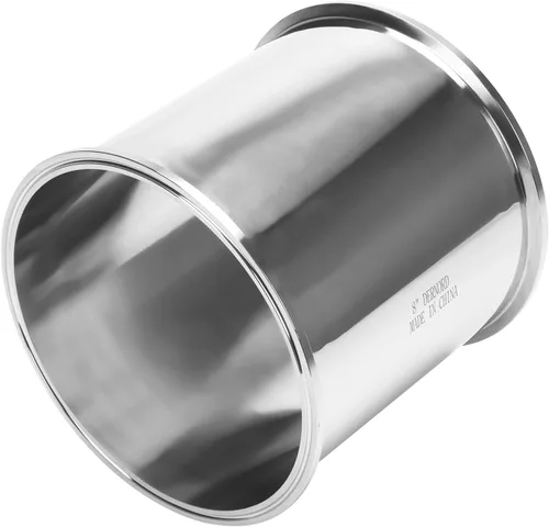 Miniatura 5 de DERNORD Tubo de carrete sanitario con extremos de abrazadera, tubo redondo sin costuras de acero inoxidable 304 con brida de virola de triple