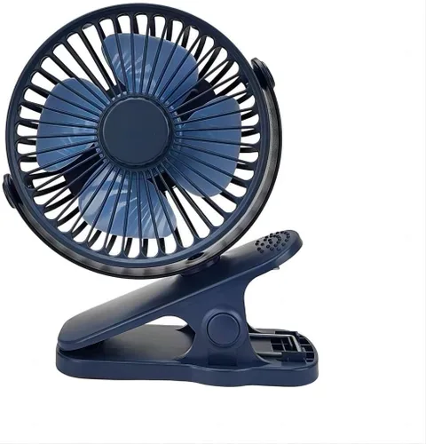 Miniatura 13 de Ventilador compacto con clip, 6 pulgadas - 5000 mAh recargable con batería para cochecito de bebé, personal al aire libre, asiento de automóvil