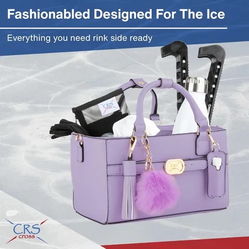 Miniatura 89 de CRS Cross Rink Side Tote. Ice Skating Accessory Bag-Figure Skating, Roller, Inline Skaters, Dance, Cheer.Organizes Guards Water Bottle Phone