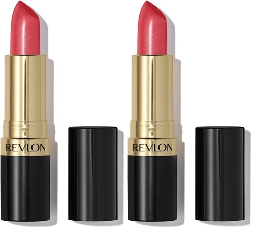 Miniatura 43 de Revlon Super Lustrous Labial con vitamina E y aceite de aguacate, kit de regalo 3 unidades (420 Blushed - Pearl, 205 Champagne on Ice - Pearl)