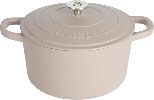 Miniatura 9 de Crock-Pot Artisan - Cacerola redonda esmaltada de hierro fundido estilo horno holandés, 3 cuartos de galón, verde pistacho