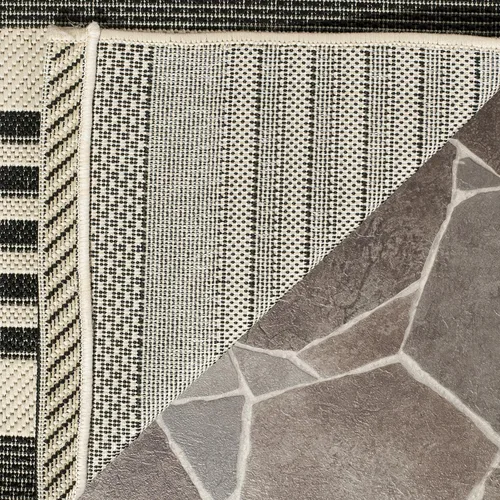 Miniatura 81 de SAFAVIEH Courtyard Collection - Alfombra decorativa, 2.3 x 5 pies, beige y verde oscuro, para interior/exterior, resistente a la intemperie