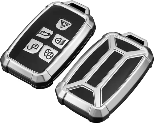 Miniatura 8 de x xotic tech Funda para llavero compatible con Range Rover Evoque Discovery LR4 Land Rover Sport o Jaguar XF XJ F-PACE F-Type 5 botones, protección