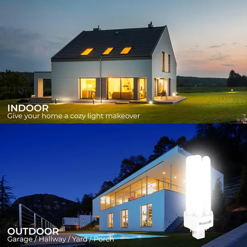 Miniatura 5 de OHLECTRIC Bombillas fluorescentes inteligentes de 26 vatios, amalgama compacta de 4 pines, larga vida útil, ahorro de energía, temperatura