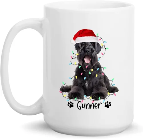 Miniatura 13 de Taza personalizada de Alaskan Malamute – Taza de café personalizada con nombre para los amantes de los perros – Regalo de cerámica de Navidad
