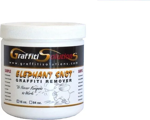 Miniatura 12 de Removedor de graffiti de mocos de elefante (1 galón) Fórmula biodegradable superior para la eliminación rápida de graffiti en superficies porosas