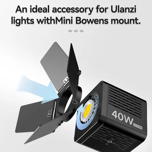 Miniatura 3 de Bafle de luz de cuatro hojas para Ulanzi LT028 40W COB Light
