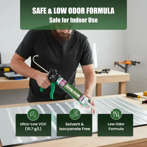 Miniatura 2 de Adhesivo de espejo CS-4300, bajo olor, compatible con COV, cartucho de 10.1 oz