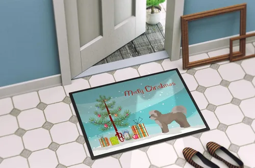 Miniatura 151 de Caroline's Treasures CK3799MAT Akita Shepherd - Tapete de árbol de Navidad de 18 x 27 pulgadas, tapete para puerta delantera, interior y exterior