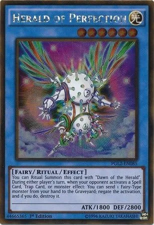 YU-GI-OH! - Herald of Perfection (PGL2-EN085) - Oro Premium: Retorno del Bling - 1ª Edición - Oro Raro