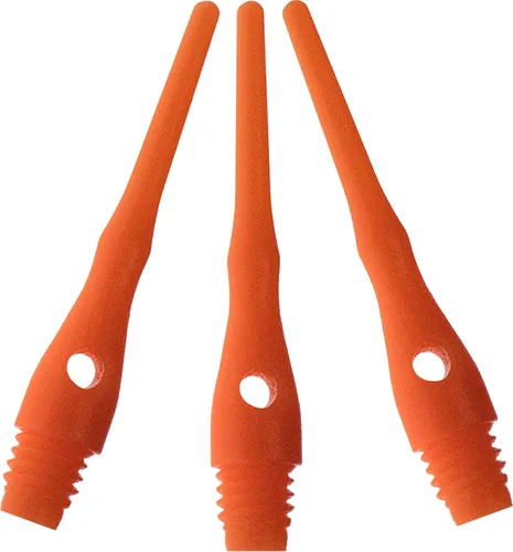 Viper Dart accesorio suave para punta de dardos Tufflex III 2BA, en paquete de 100 y 1000 unidades 2-Anaranjado Neón