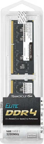Miniatura 7 de TEAMGROUP Elite DDR4 16 GB Kit (2 x 8 GB) 3200 MHz PC4-25600 CL22 Sin búfer No ECC 1.2 V SODIMM 260-Pin Laptop Notebook PC Módulo de memoria