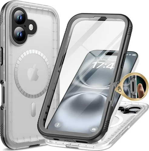 Miniatura 99 de Cozycase TOP Funda impermeable para iPhone 17 Pro Max - Grado militar resistente a todo 360 con protector de cámara de pantalla, doble IP68 a prueba