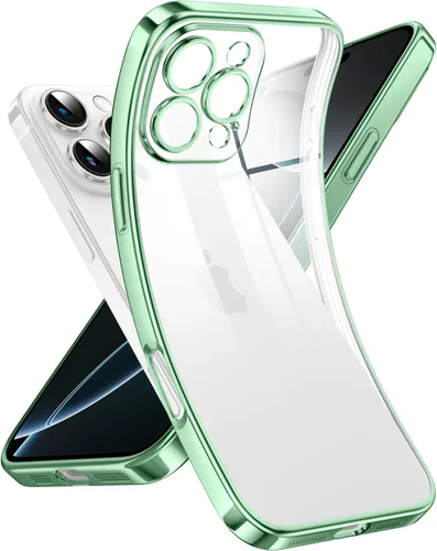Miniatura 100 de Supdeal Funda transparente para iPhone 13 Pro, no amarillea, protección de cámara, probada en caídas de grado militar, transparente, a prueba