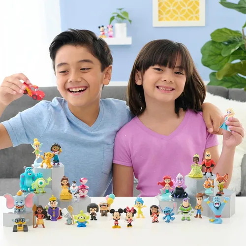 Miniatura 5 de Celebración de los 100 años de Disney Desafiando las probabilidades Edición limitada Paquete de figuras de 8 piezas, juguetes para niños a partir