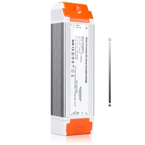 Miniatura 12 de Controlador LED regulable de 120 W, 12 V, funcionamiento silencioso, universal, regulado, 12 V CC, fuente de alimentación regulable, transformador