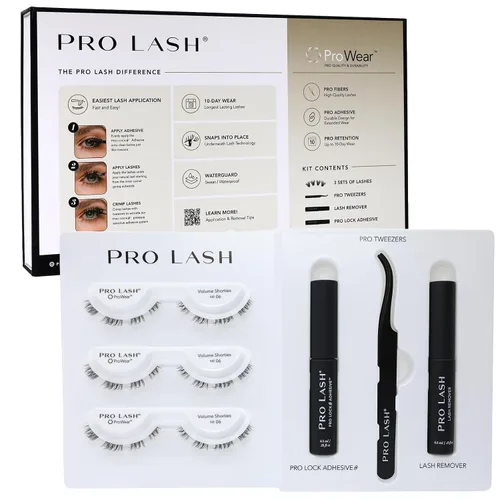 Miniatura 15 de Kit de inicio Pro Lash Pestañas profesionalmente estilizadas en casa Impermeable Dura hasta 10 días con sistema adhesivo ProLock 3