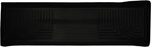 Husky Liners Tapetes Weatherbeater | Compatible con Ford F-250/F-350 doble cabina SOLO 2011-2016 | Fila 2, 1 pieza, negro - 19701