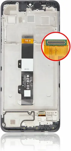 para Motorola Moto G Pure XT2163-1 XT2163-2pp XT2163-4 XT2163-6 XT2163-7 Pantalla LCD táctil digitalizador con marco de repuesto negro 6.5"