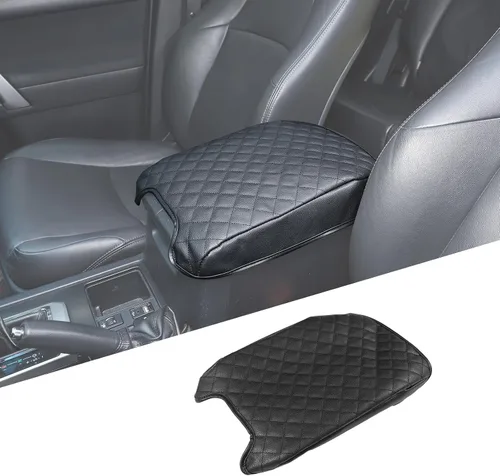 Miniatura 8 de Funda para reposabrazos de consola central para Toyot@Land Cruiser Prado FJ150 150 2010-2023, funda de cojín de tela para reposabrazos de consola